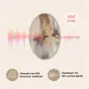 Modern - Bruin - Abstract - Beige Akoestische PET Vilt - Rond klein -USP_NL