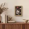 Stilleven met bloemen - Jan Davidsz de Heem - Kat Light Box met kabel (Tafellamp) klein -sfeer2