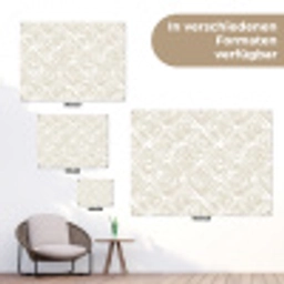 Abstract - Ruit - Beige tuinposter los doek klein 239 -Xsfeer9_DE