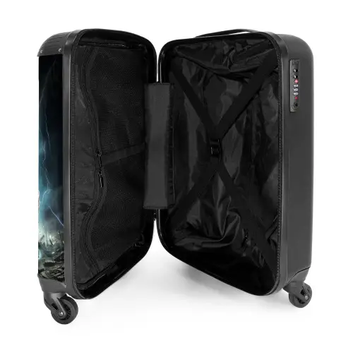 Thunder Wheels NBS - Handbagage koffer - Kinderen Unisex middel -binnenkant