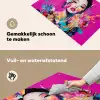 Vrouw - Portret - Abstract - Paars Inductie beschemer met haakjes klein -ky-schoon-nl