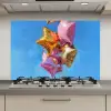 Ballonnen - Goud - Stervorm - Roze keuken achterwand spatscherm klein -3d_website