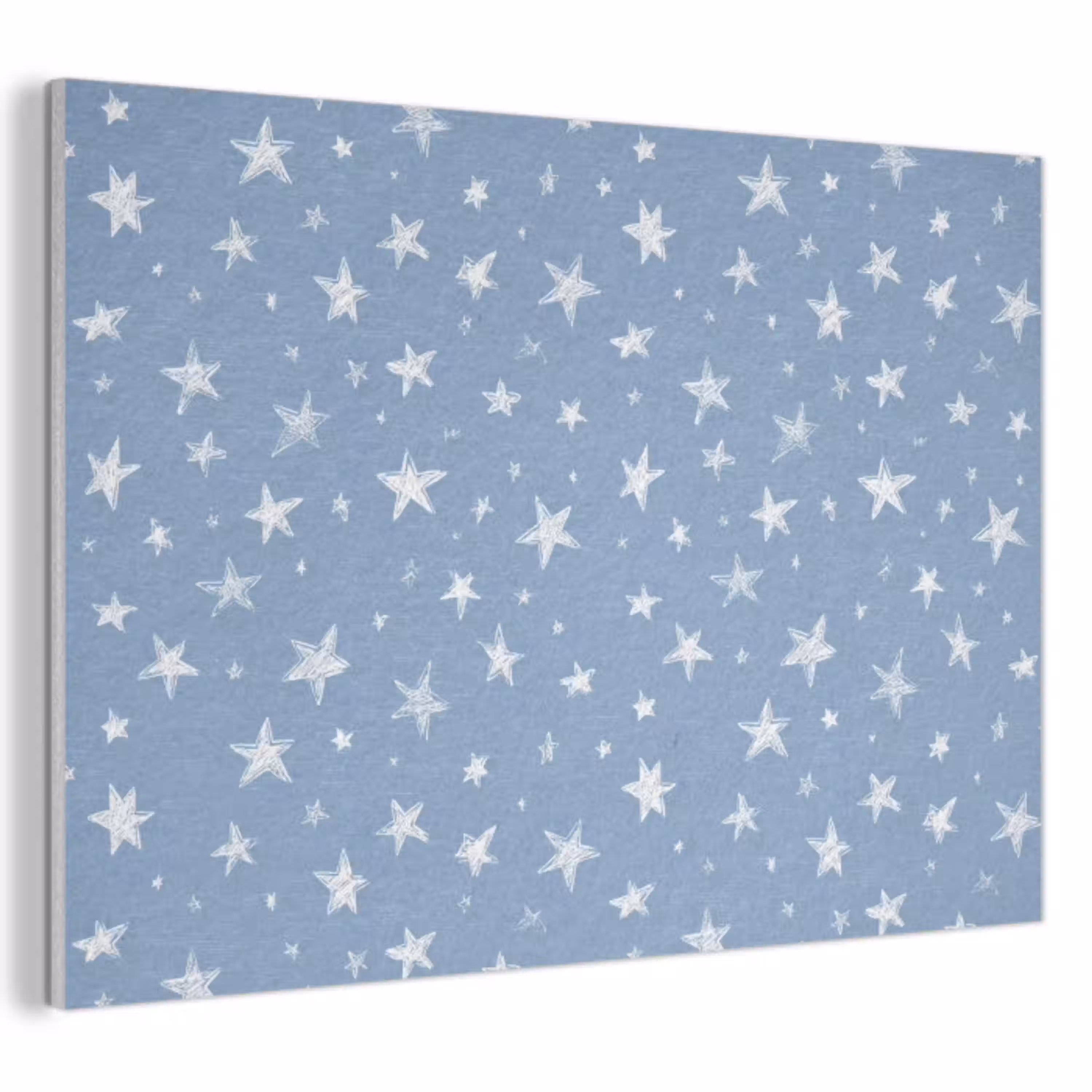 Sterretjes - Patroon - Blauw PET vilt klein 837 -3d