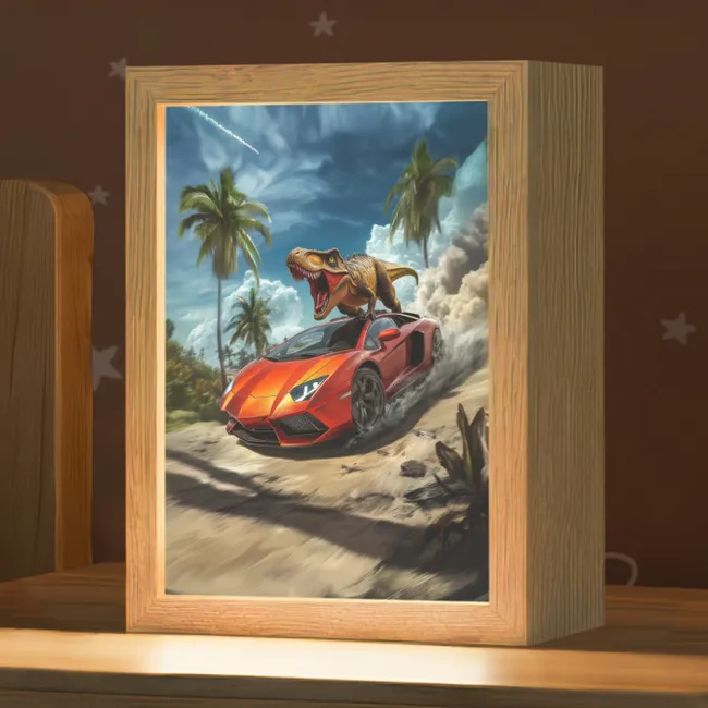 Sportauto - Rood - Dino Light Box met kabel klein -zzz_3d_website