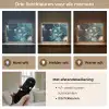 Kwallen - Zee - Wit - Golven Light Box met batterij (Wandlamp) middel -USP_lichtkleurNL