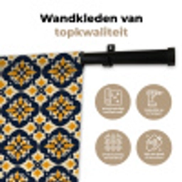 Patroon - Siertegel - Kleurrijk Wandkleed katoen klein 269 -sfeer2