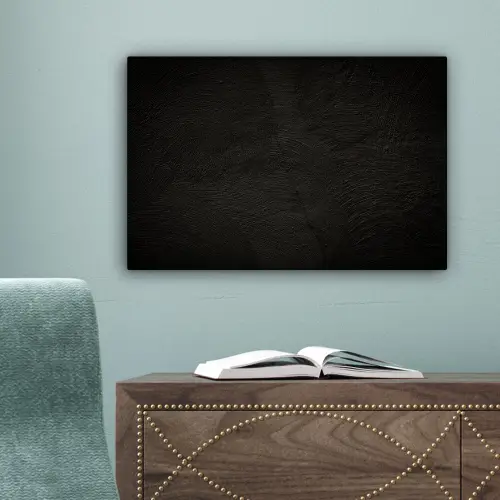 Beton print - Industrieel - Zwart canvas 2cm klein -sfeer4