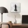 Schaakstuk - Koning - Zwart - Marmer plexiglas 5mm klein -sfeer6