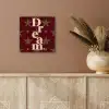 Sterren - Luipaardprint - Dream - Bordeaux aluminium wit klein -sfeer4