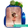 Fee met madeliefjes Kinderrugzak - Blauw middel -inhoud_NL