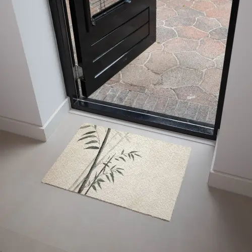 Japandi - Bamboe - Beige Deurmat klein -sfeer5