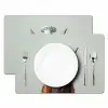 Schotse Hooglander - Bruin - Hoorns - Kokskleding Placemat vinyl groot -zzsfeer2_Kitchenyeah-website