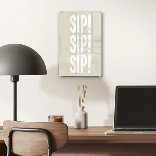 Vintage - Decoratie - Japandi - Wit plexiglas 5mm klein -sfeer6