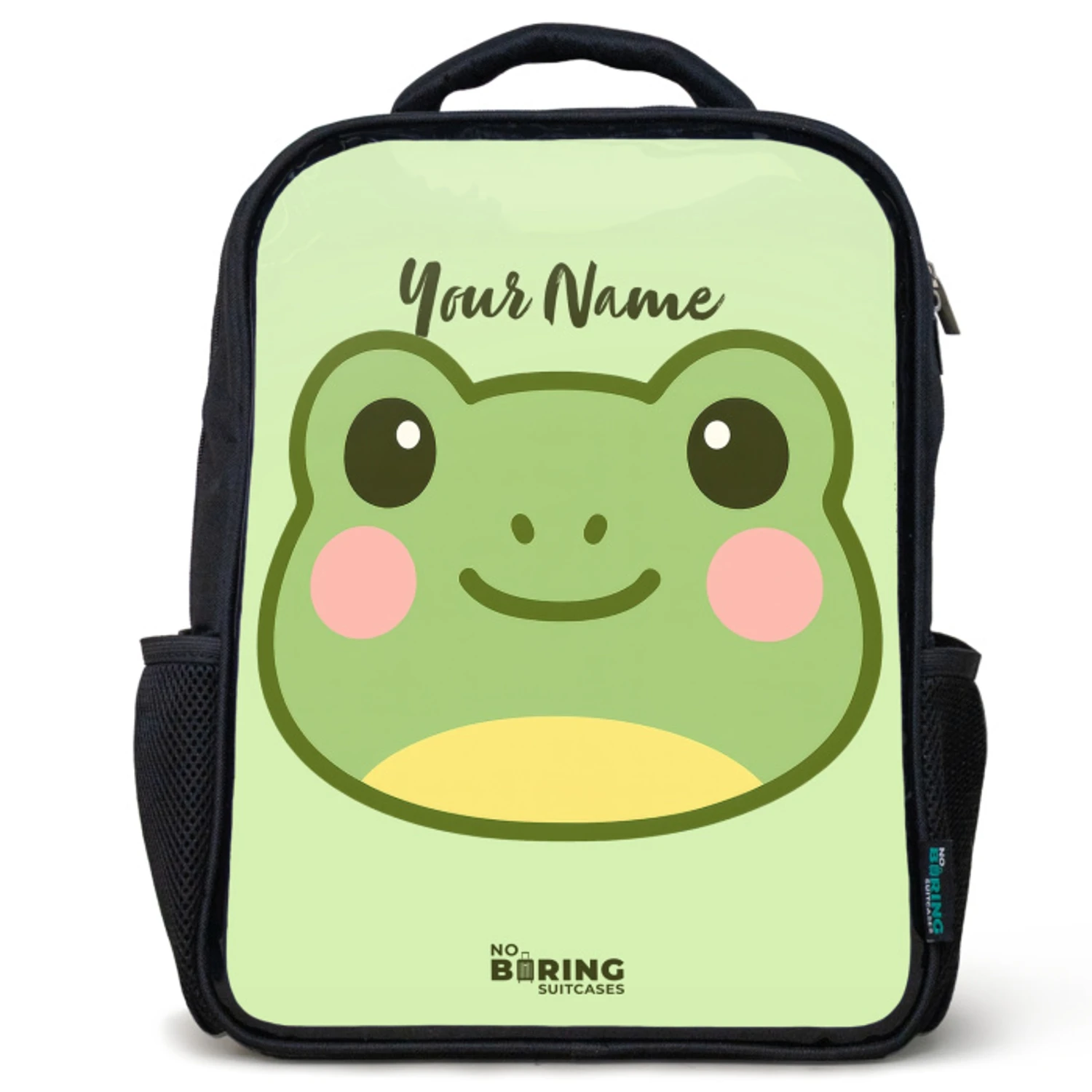 Kids backpack Kawai - Frog - Green | Water-resistant | Order quickly at ...