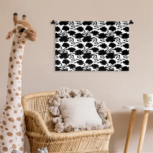 Bloemen -  Patroon - Decoratief Wandkleed katoen klein 269 -wsfeer5_kind