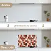 Geometrie - Modern - Retro keuken achterwand spatscherm klein 900 -voor_na_ES