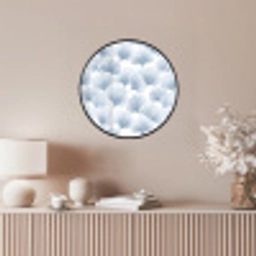 Waaier - Modern - Blauw Fotolijst rond zonder passe partout klein 856 -sfeer3
