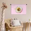 Ei - Disco - Ontbijt - Glitter Wandkleed katoen klein -wsfeer5_kind