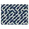 Abstract - Patroon - Blauw muismat rubber klein 262 -3d