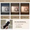 Roze - Bloesems - Eieren Light Box met batterij (Wandlamp) middel -USP_lichtkleurNL