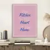 Tekst - Blauw - Keuken - Kader PET vilt klein -sfeer1