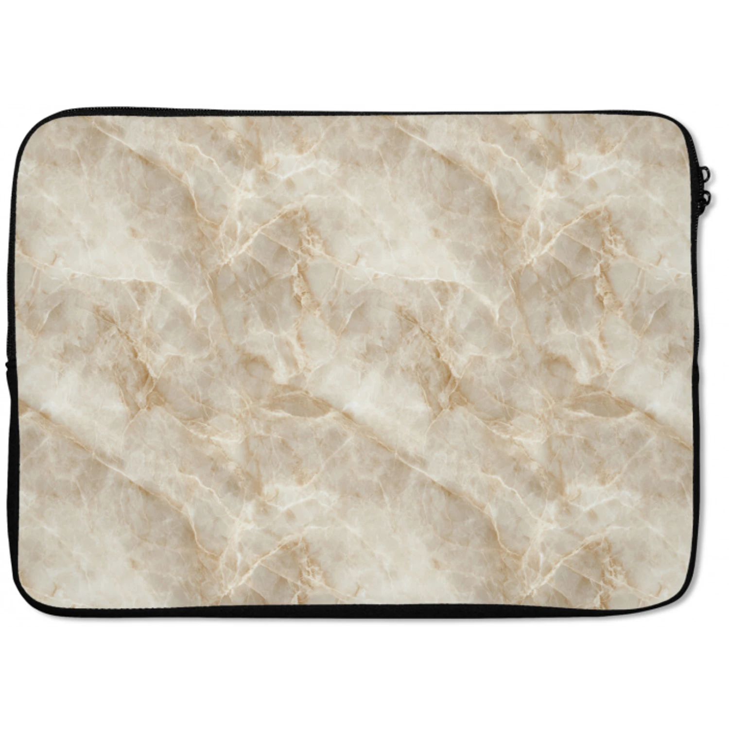 Lichtbeige - Onyx - Subtiel laptophoes neopreen klein 279 -zkaufland3dotto