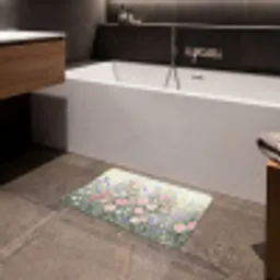 Bloemen - Tuin - Natuur - Kleurrijk Badmat klein -sfeer3