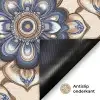 Floraal - Ornament - Blauw Deurmat klein 898 -antislip_NL