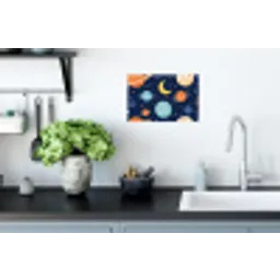 Ruimte - Planeten - Kleurrijk Muursticker klein -keuken