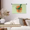 Dinosaurus - Groen - Planten - Cirkel Wandkleed katoen klein -sfeer1