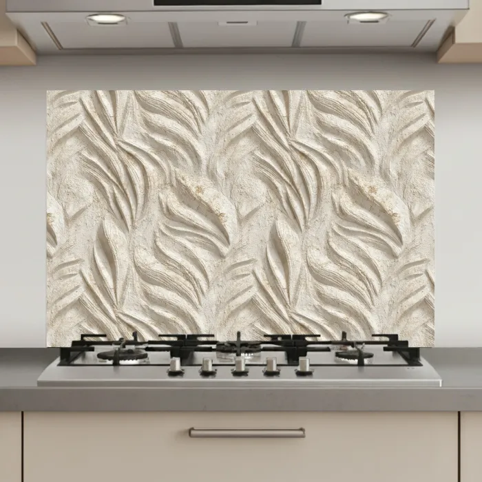 Textuur - Reliëf - Beige keuken achterwand spatscherm klein 900 -3d_website