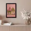 Illustratie - Bankje - Personen - Minimalistisch fotolijst zwart zonder passe partout klein -sfeer5