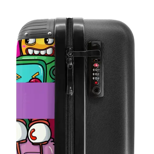 Monstervrienden Festijn NBS - Handbagage koffer - Kinderen Unisex middel -slot
