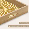 Zebra - Klassiek - Oker - Geel Dienblad Rechthoek middel 911 -USP_HandgreepNL