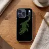 Krokodil - Groen - Tijgerachtig - Strepen Telefoonhoesje iPhone 17 Pro klein -sfeer1