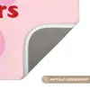 No rain no flowers - Bloem - Roze Badmat klein -USP_AntislipNL