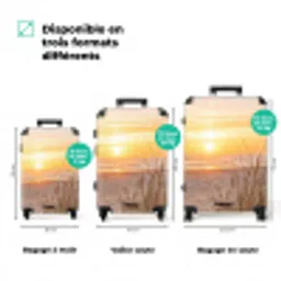 Zonsondergang - Duinen - Zee NBS - Handbagage koffer - Volwassenen Unisex middel zzzzzzVergelijking_3FR