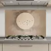 Vogel - Beige - Japandi keuken achterwand spatscherm klein -3d_website