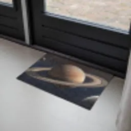 Planeten - Saturnus - Ruimte Deurmat klein -sfeer2