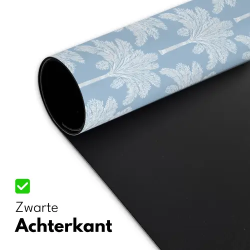 Palmboom - Modern - Blauw Muismat XXL klein 681 -sfeer2