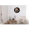 Bloemen - Jan Davidsz de Heem - Tijger - Schilderij - Stilleven - Oude meesters Wandcirkel aluminium klein -woonkamer