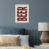 Japandi - Beer - Red - Retro poster papier klein -sfeer2