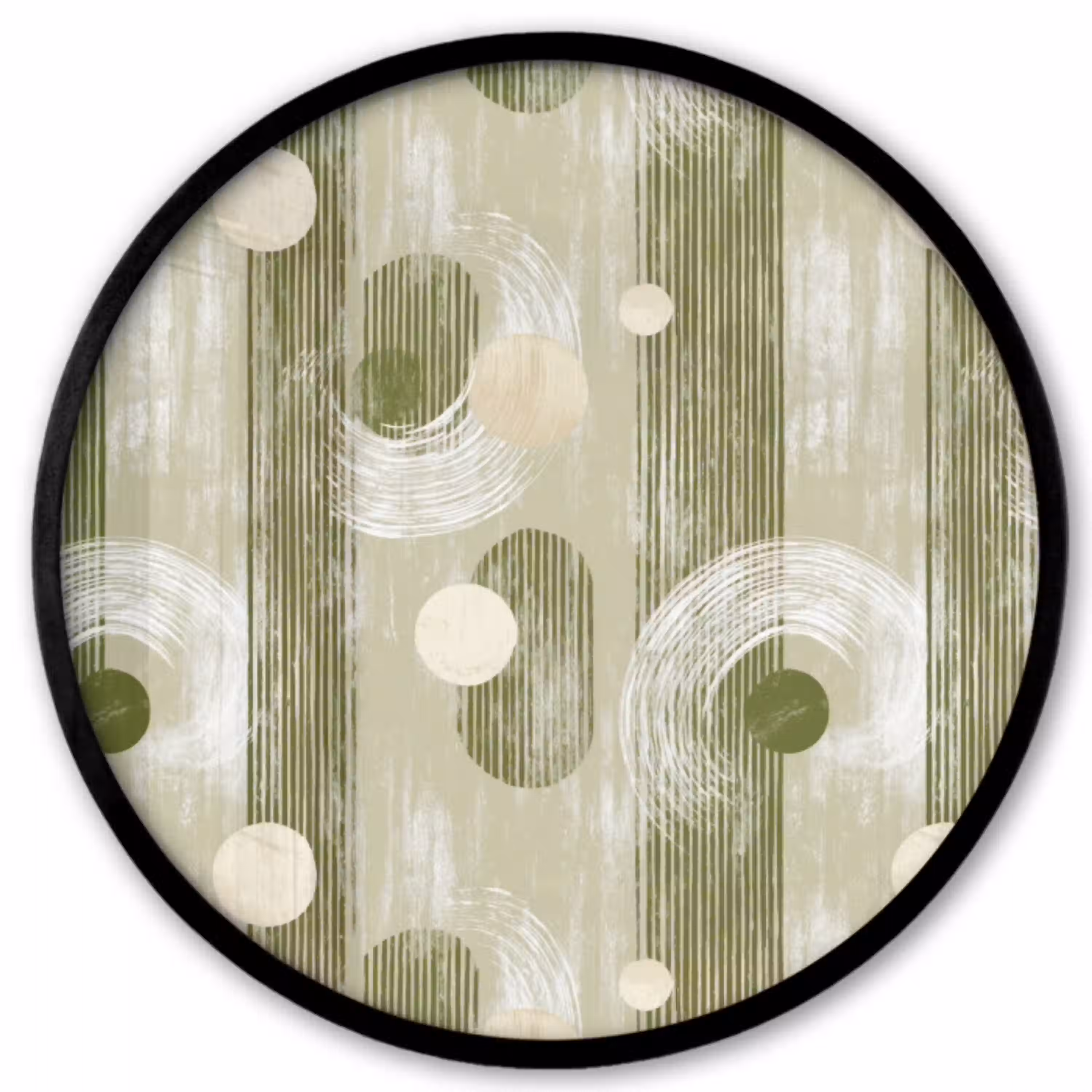 Artistiek - Modern - Groen Fotolijst rond zonder passe partout klein 856 -3d