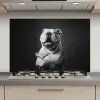Buldog - Hond - Glas keuken achterwand spatscherm klein -3d_website