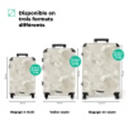 Marmer - Grijs - Aders NBS - Handbagage koffer - Volwassenen Unisex middel zzzzzzVergelijking_3FR