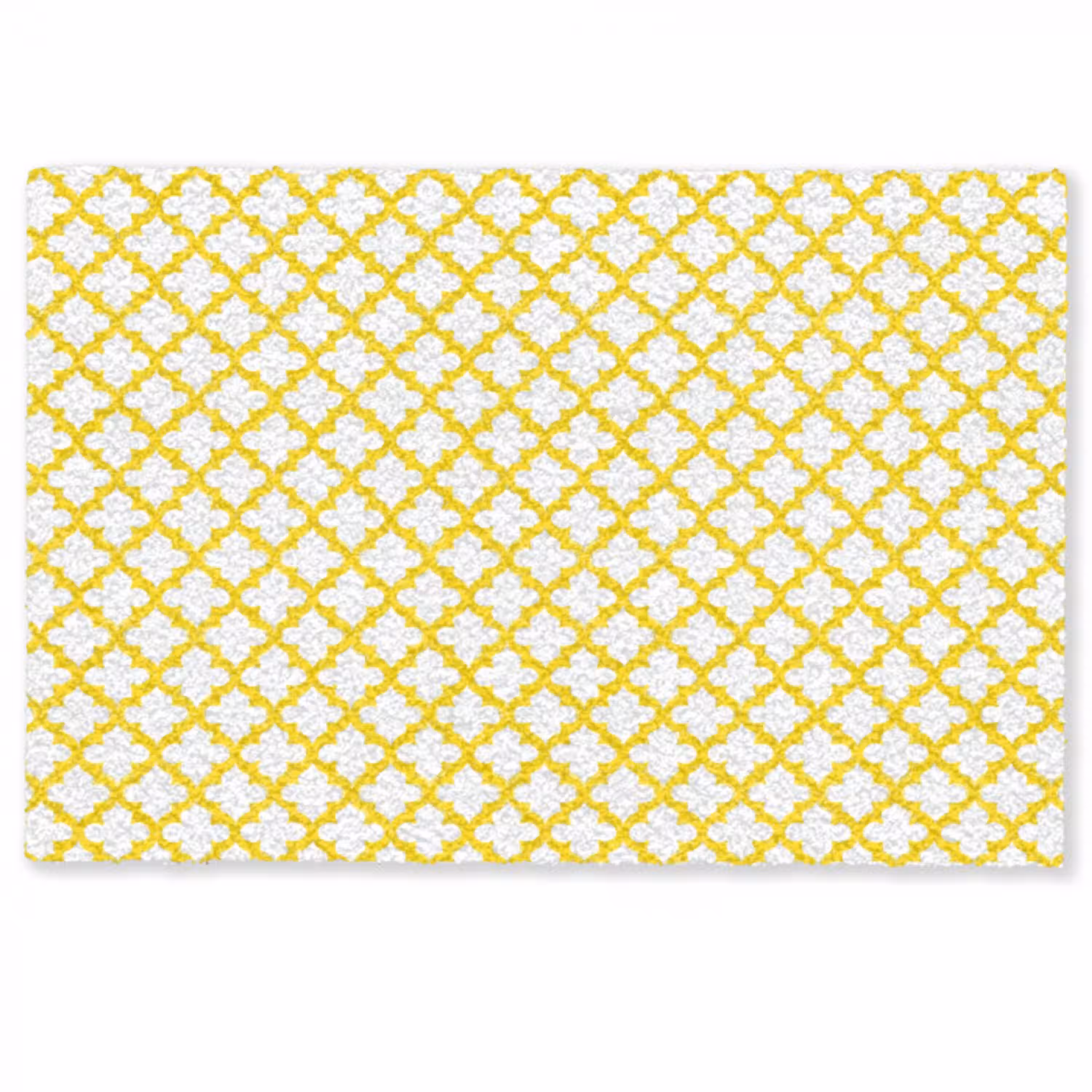 Patroon - Geometrisch - Klassiek - Geel Deurmat klein 898 -zkaufland3d
