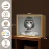 Vrouw - Zwart Wit - Ketting - Zonnebril Light Box met batterij (Wandlamp) middel -USP_websiteoverzichtNL