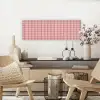 Plaid - Patroon - Gestreept - Roze canvas 2cm klein 828 -sfeer6