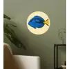 Blauw - Dory - Vis - Staartvin Wandcirkel behangsticker klein -sfeer2