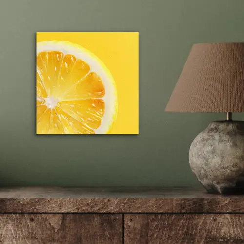 Citroen - Geel - Zonnig aluminium wit klein -sfeer2